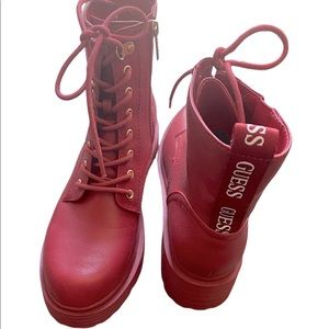 Guess combat boots